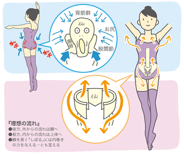 第31回 アルデンテお尻 実用編 脚を上げるために チャコット