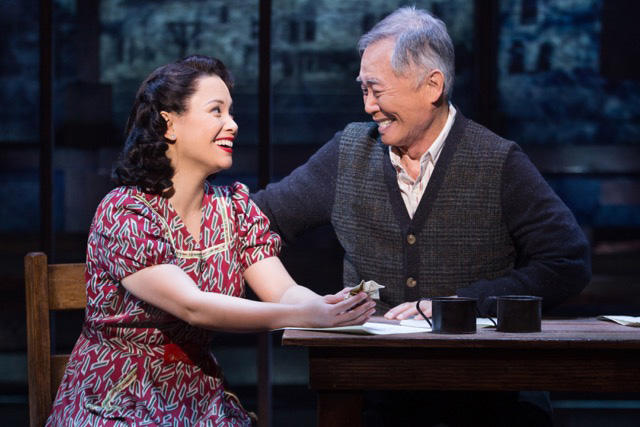 Lea Salonga and George Takei in a scene from "Allegiance" (c) Matthew Murphy