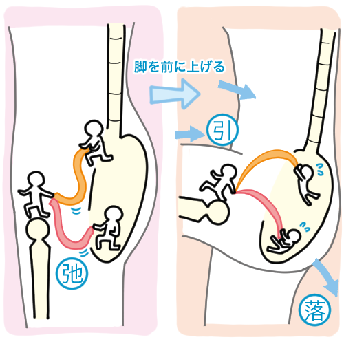 「手綱が張った状態」