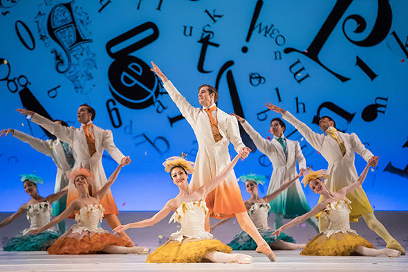 TAB Alice's Adventures in Wonderland, Rena Nemoto, Rohan Furnell & Artist of the Australian Ballet, Photo Daniel Boud