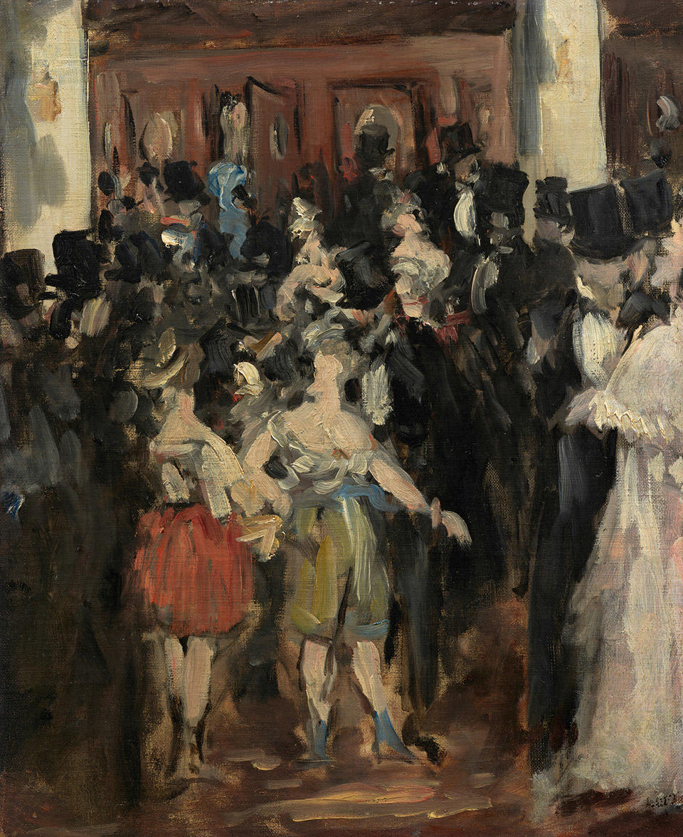 エドゥアール・マネ《オペラ座の仮装舞踏会》1873年、石橋財団アーティゾン美術館