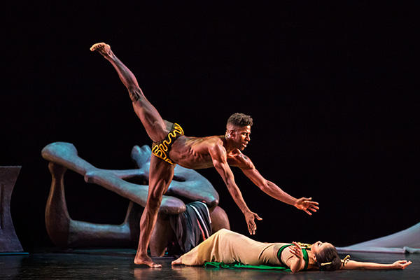 PeiJu Chien Pott and Lloyd Knight in Night Journey Photo by Brigid Pierce