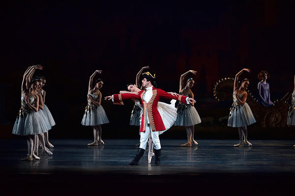 Stella Abrera and Marcelo Gomes in The Sleeping Beauty. Photo: Gene Schiavone.