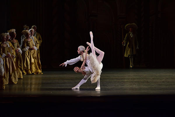 Stella Abrera and Marcelo Gomes in The Sleeping Beauty. Photo: Gene Schiavone.