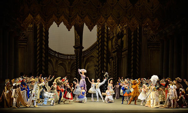 Stella Abrera and Marcelo Gomes in The Sleeping Beauty. Photo: Gene Schiavone.