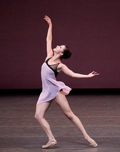 Indiana Woodward in Lauren Lovette's For Clara. (C) Paul Kolnik