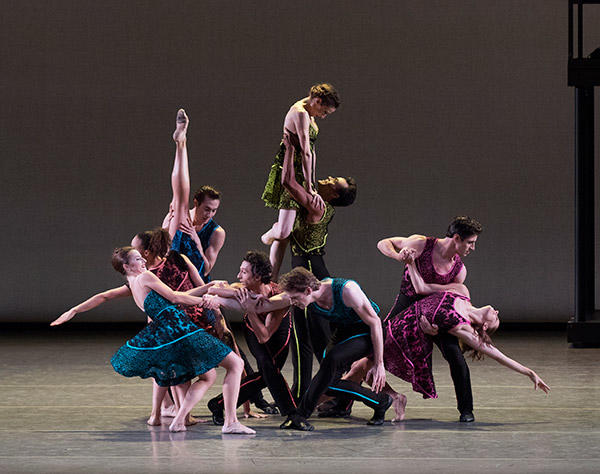 New York City Ballet in Peter Walker's Ten in Seven. (C) Paul Kolnik