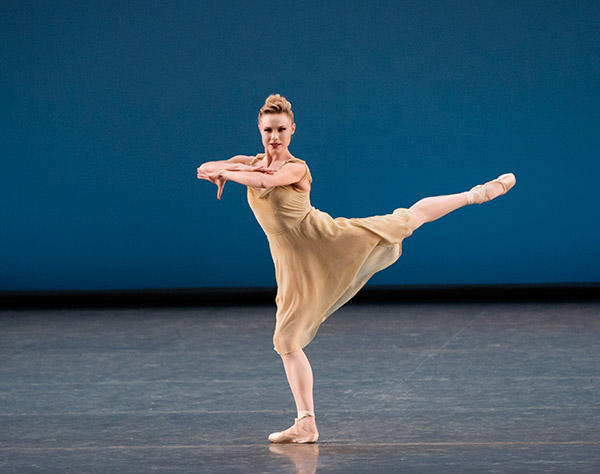 Sara Mearns in Jerome Robbins' Dances at a Gathering. Photo (C) Paul Kolnik