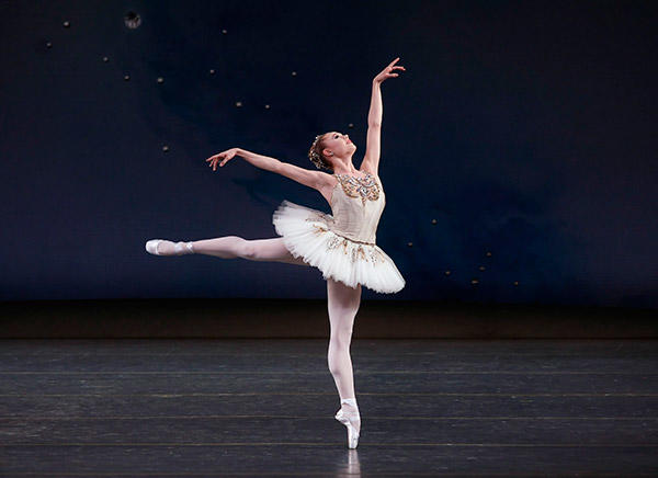 Sara Mearns in George Balanchine's Jewels. Photo (C) Paul Kolnik