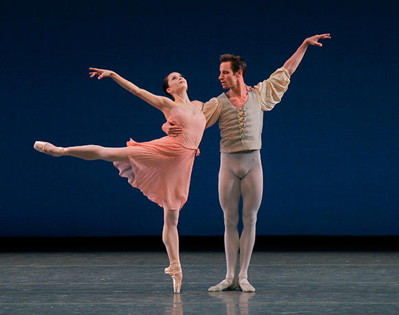 "Allegro Brilliante" Megan Fairchild and Andrew Veyette Photo Paul Kolnik