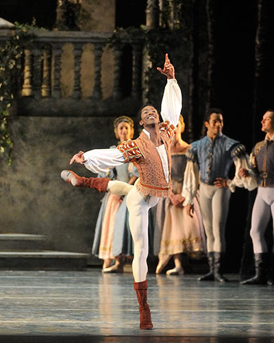 Calvin Royal III as Benno in Swan Lake. Photo: Gene Schiavone.