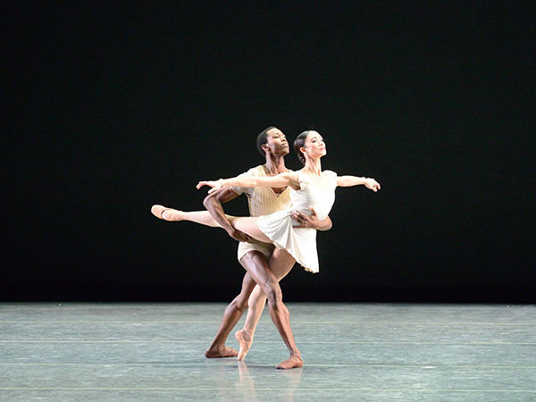 Stella Abrera and Calvin Royal III in Bach Partita. Photo: Gene Schiavone.