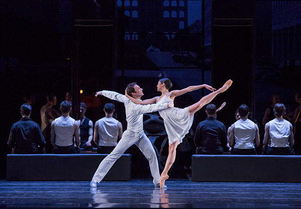 The Joffrey Ballet's Christine Rocas & Rory Hohenstein in Romeo & Juliet  Photo by Cheryl Mann.