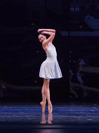 The Joffrey Ballet's Christine Rocas in Romeo & Juliet. Photo by Cheryl Mann