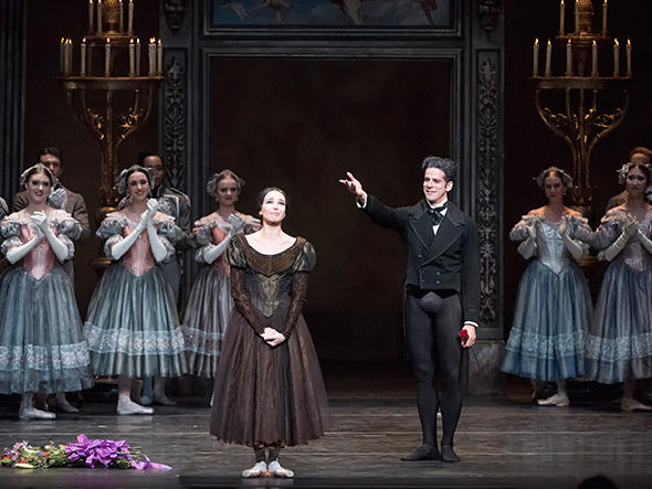 Diana Vishneva at the curtain call after her ABT farewell. Photo: Gene Schiavone.