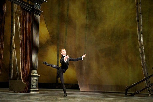 David Hallberg in Onegin. Photo: Gene Schiavone.