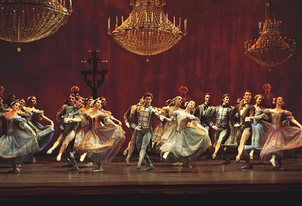 Scene from Onegin. Photo: Gene Schiavone.