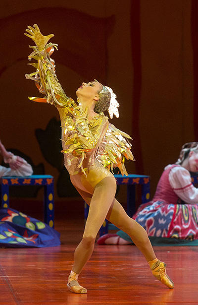 Skylar Brandt in The Golden Cockerel.  Photo: Rosalie O'Connor.