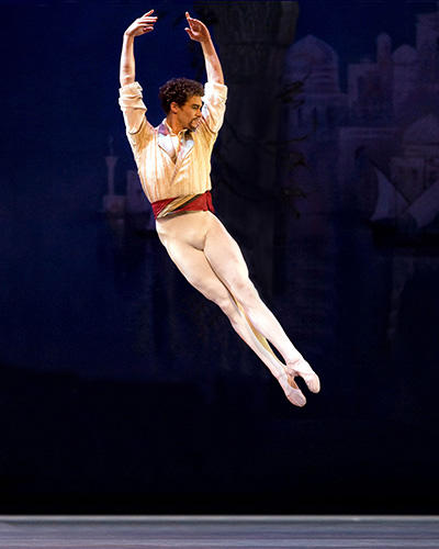 コリー・スターンズ Cory Stearns in Le Corsaire. Photo: Marty Sohl.