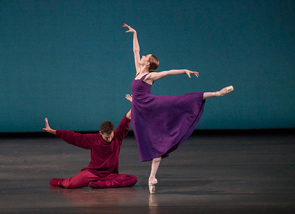 Kristen Segin and Troy Schumacher in Alexei Ratmansky's Russian Seasons Photo by Paul Kolnik