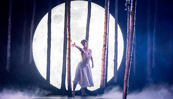 Matthew Bourne's SLEEPING BEAUTY. Ashley Shaw (Aurora) . Photo by Johan Persson