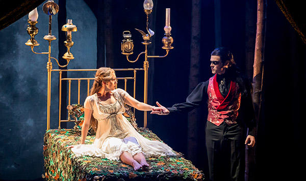 Matthew Bourne's SLEEPING BEAUTY. Ashley Shaw (Aurora) and Adam Maskell (Caradoc). Photo by Johan Persson