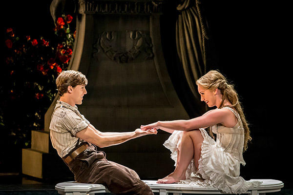 Matthew Bourne's SLEEPING BEAUTY. Dominic North (Leo) and Ashley Shaw (Aurora). Photo by Johan Persson