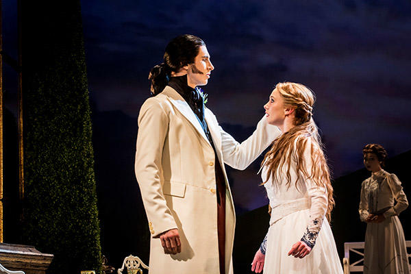 Matthew Bourne's SLEEPING BEAUTY. Tom Clark (Caradoc) and Cordelia Braithwaite (Aurora). Photo by Johan Persson