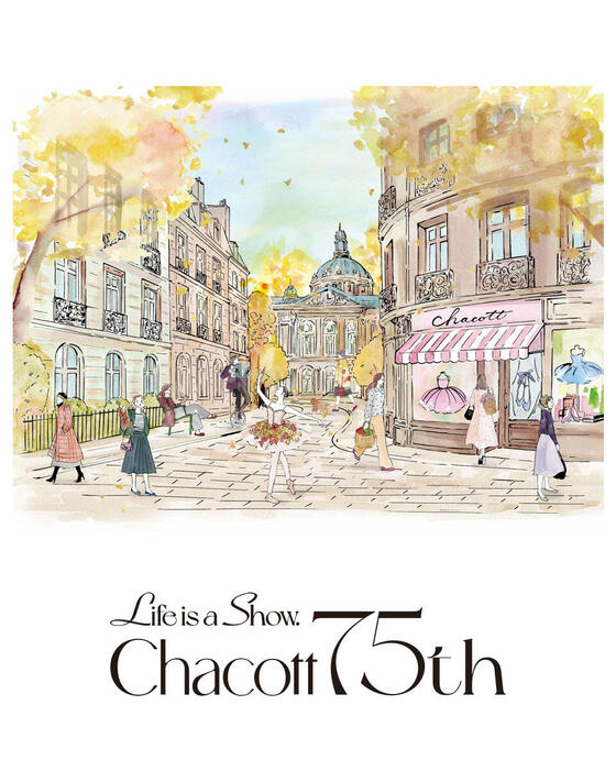 【Chacott 75周年キャンペーン】イラストレーター 山口 奈津さんコラボ ステッカープレゼント