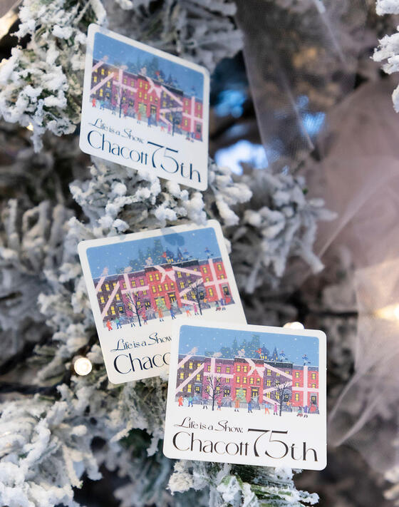 【Chacott 75周年キャンペーン】イラストレーター  柿崎 サラさんコラボ ステッカープレゼント