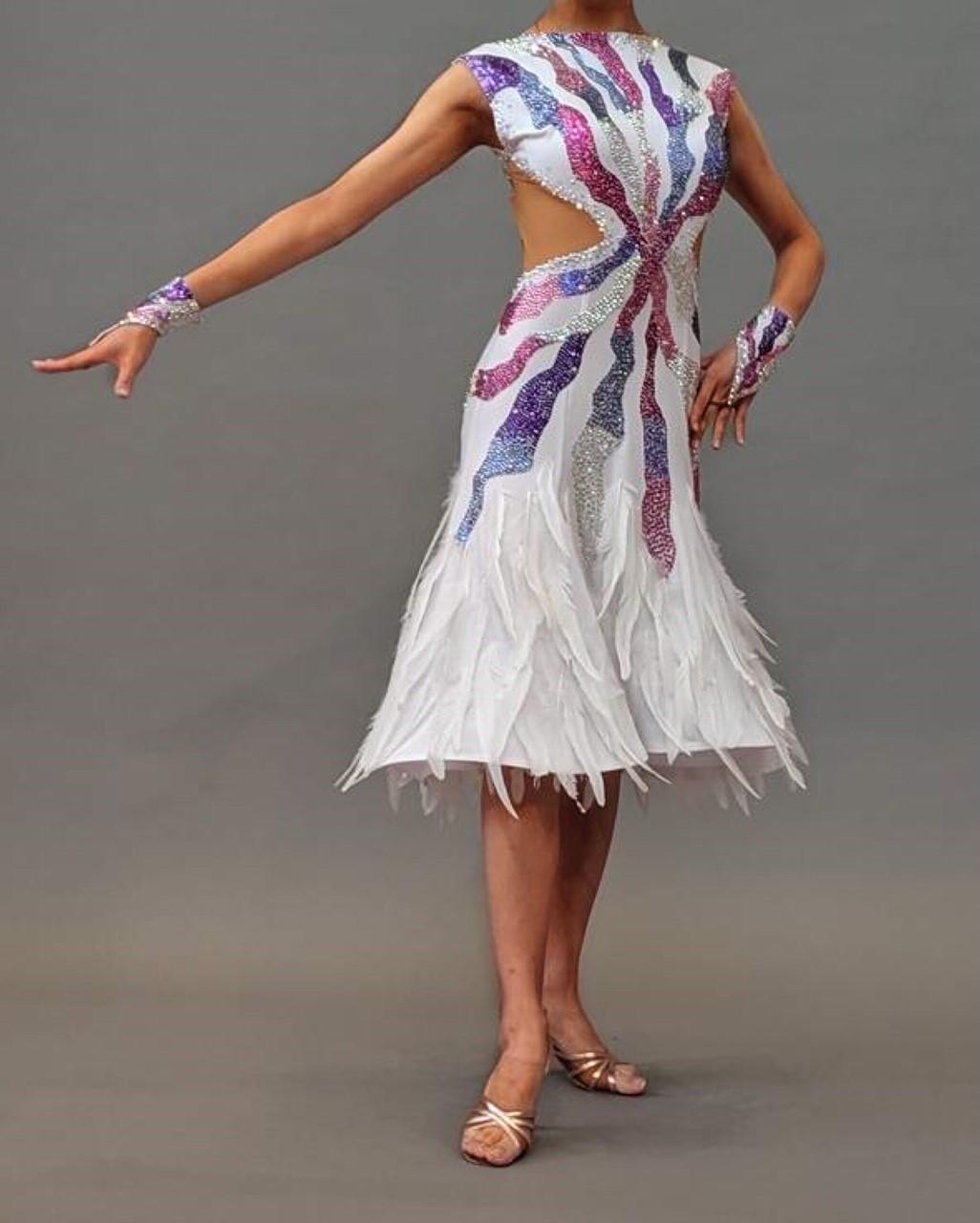 ラテンドレス　状態良い　ターキッシュ 社交ダンス ラテンドレス 状態良い ターキッシュ 社交ダンス 【公式通販】